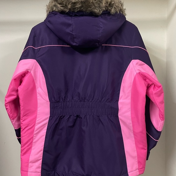 CHEROKEE PURPLE & PINK WINTER DETACHABLE HOODIE JACKET FOR WOMEN’S - Picture 4 of 8